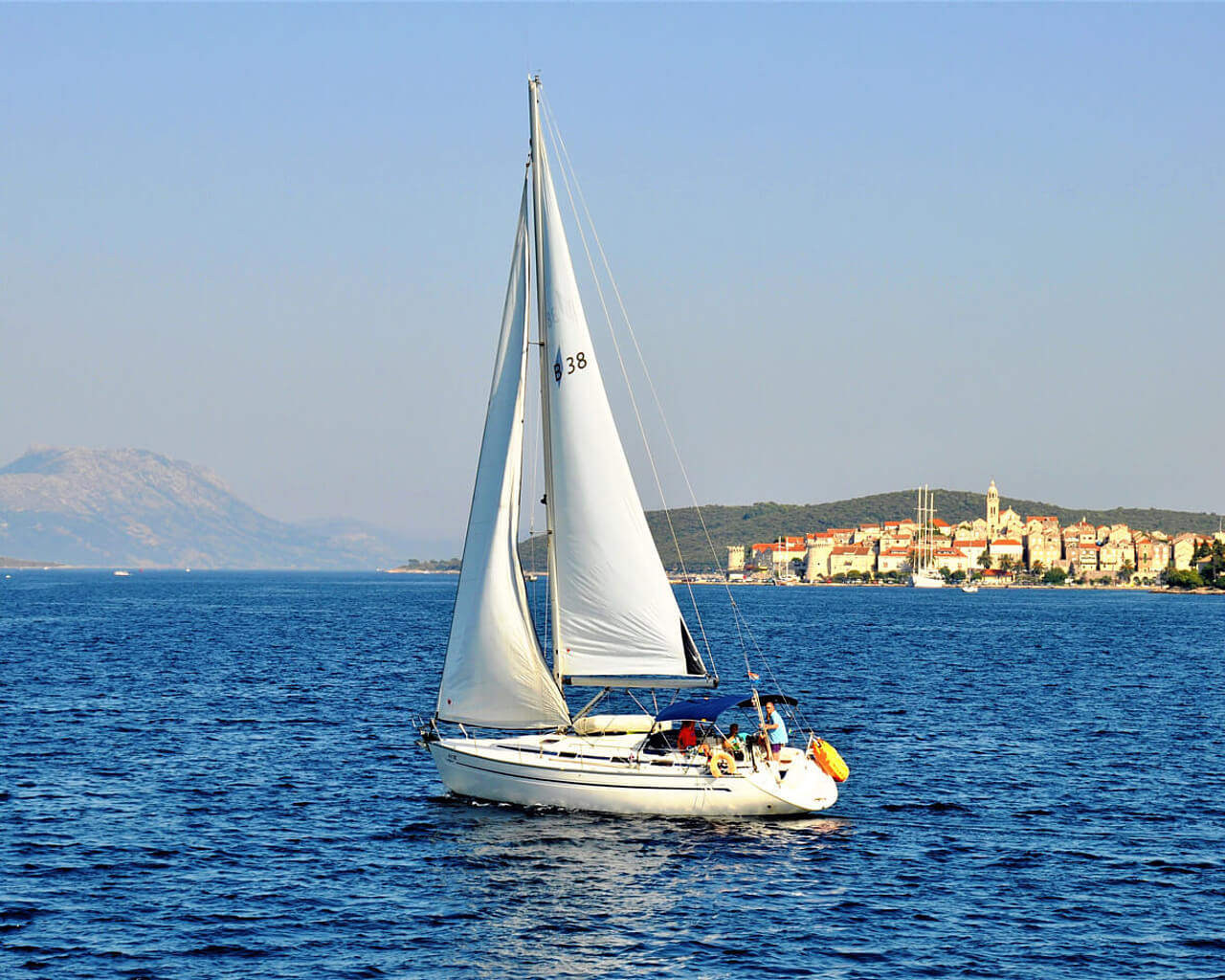 Vacances à Korcula, Dalmatie, Croatie