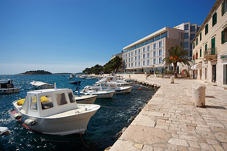 Voyage à l'hôtel Adriana, Hvar, Croatie
