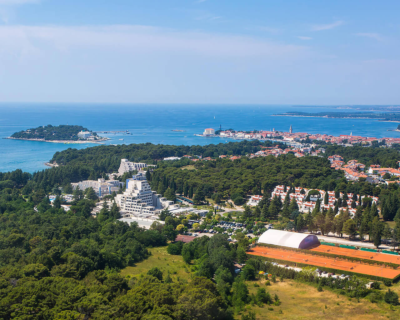Vacances à Porec, Istrie, Croatie