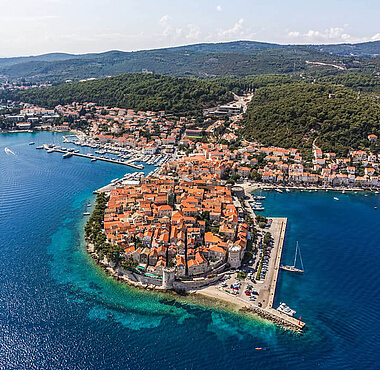 Korcula, Dalmatie