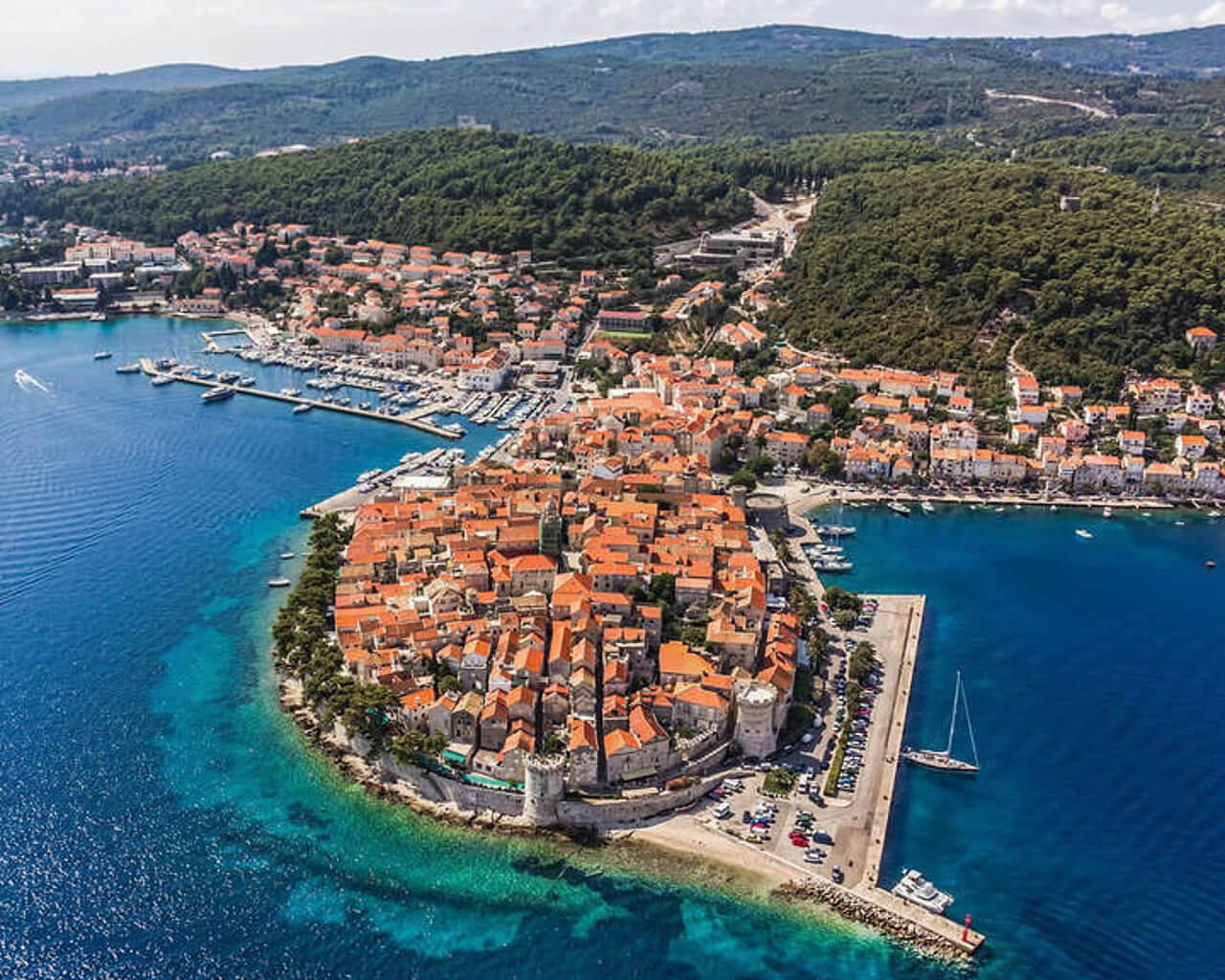 Séjour à Korcula, Dalmatie, Croatie
