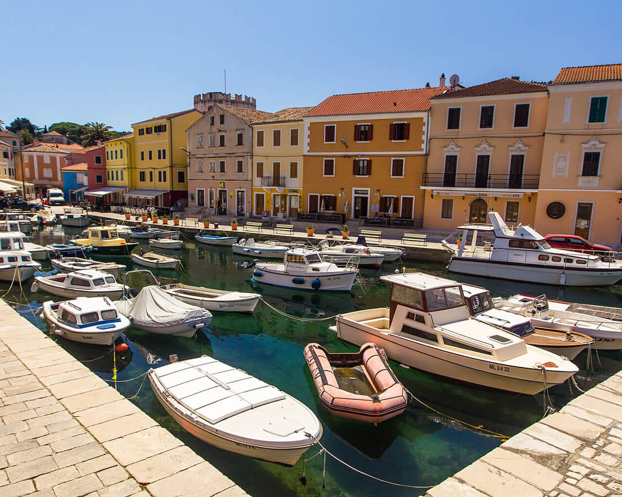 Voyages en Croatie, Losinj, port