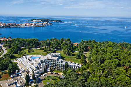 Voyage à l'hôtel Valamar Zagreb, Porec, Istrie, Croatie