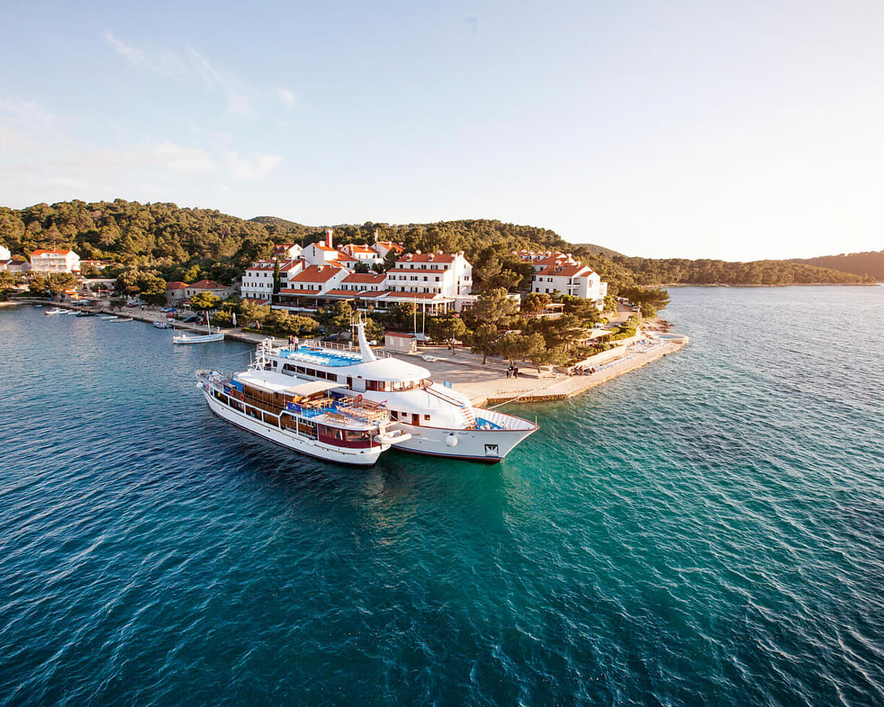 Voyage à l'hôtel Odisej, Mljet, Croatie
