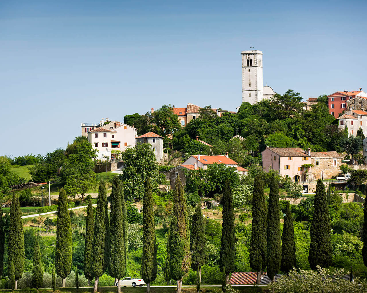 Voyages à Oprtalj, Istrie, Croatie
