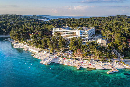 Voyage à l'hôtel Bellevue, Losinj, Croatie