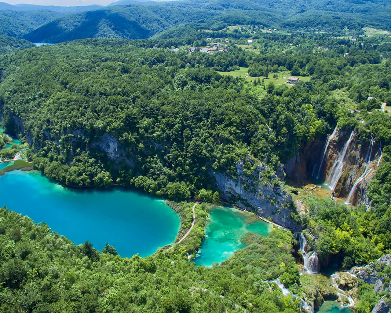 Voyage à Plitvice, Dalmatie, Croatie