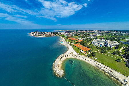 Voyage à l'hôtel Maestral, Novigrad, Istrie, Croatie