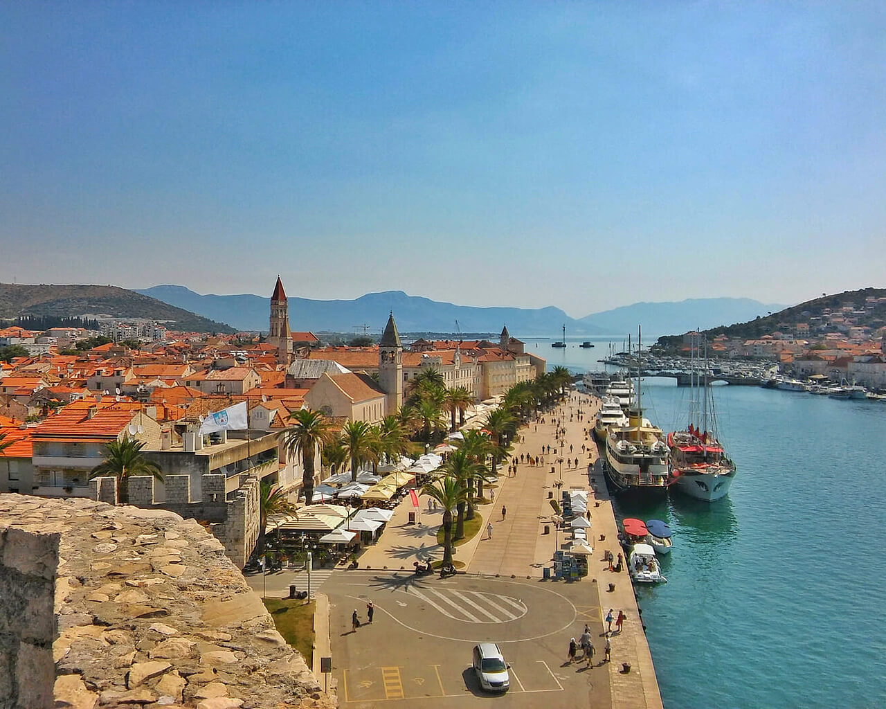 Voyage à Trogir, Dalmatie, Croatie