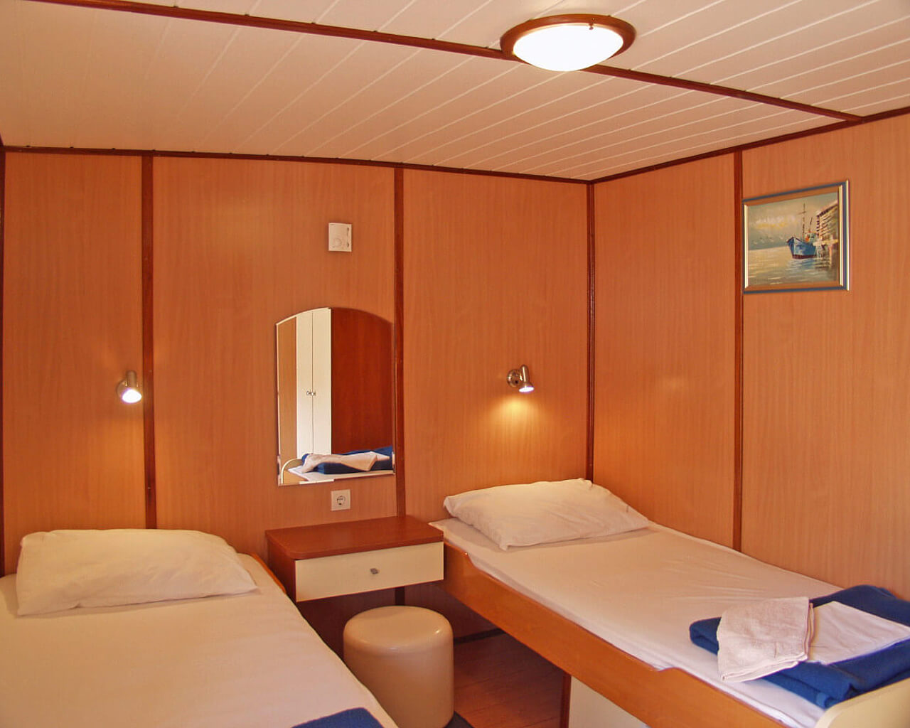 Croisieres en Adriatique, Croatie, cabine
